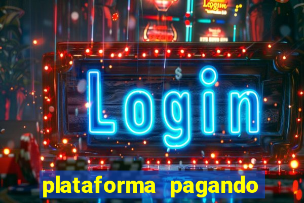 plataforma pagando no cadastro slots